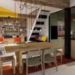 Appartement plume de paon